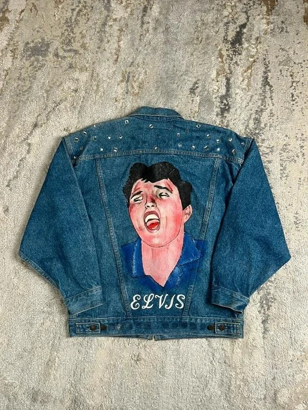 Vintage Levi's x Elvis Denim Jacket Size M – photo 4